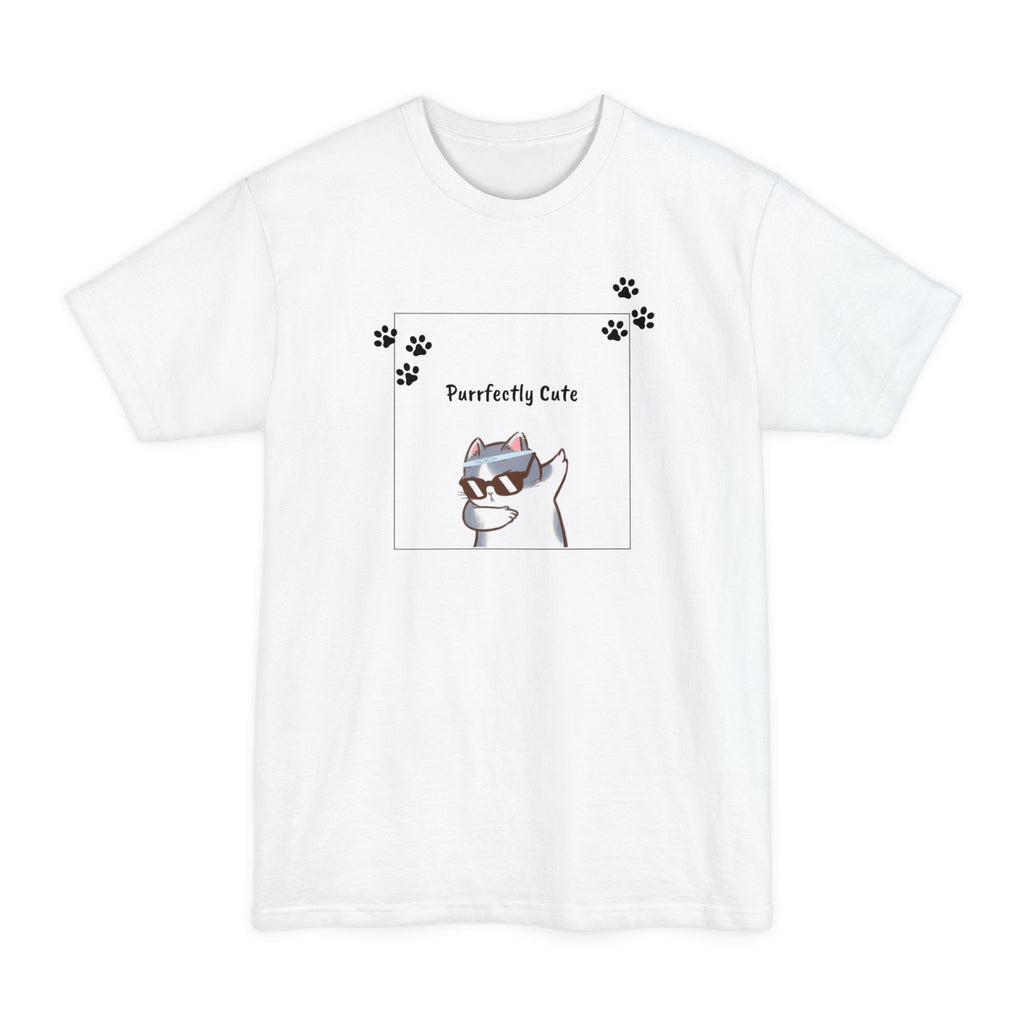 Purrfectly Cute Cat Graphic T-Shirt