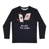 Play to Win" Diamond Hearts Card Full Sleeves  T-Shirt ♠️♦️🔥