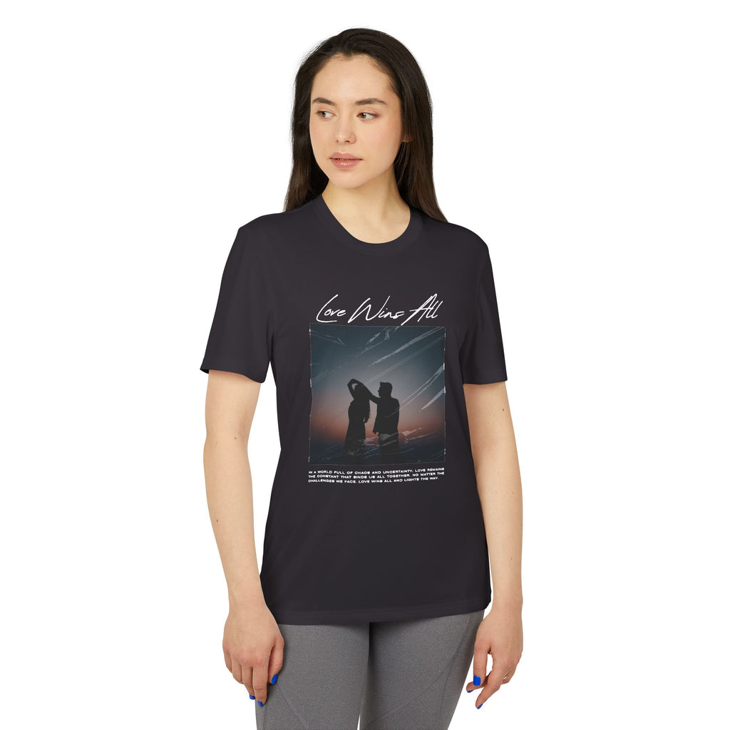 Love Wins All – Romantic Silhouette Printed T-Shirt