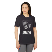 BREATHE – Minimalist Floral T-Shirt