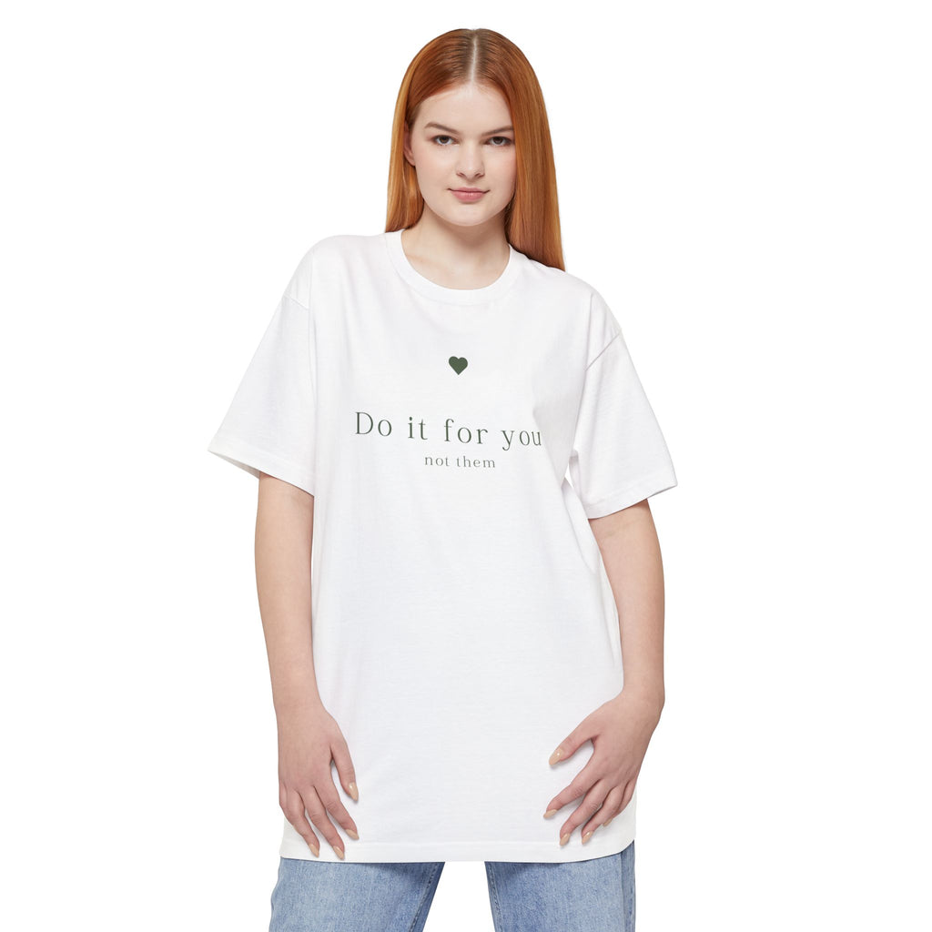 "Do It for You" Minimalist Motivational T-Shirt