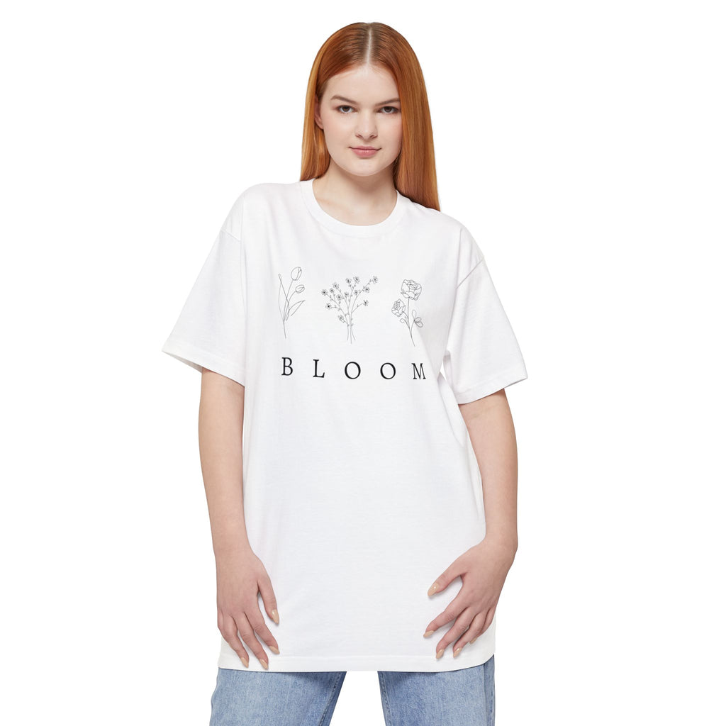 Bloom – Minimalist Floral T-Shirt